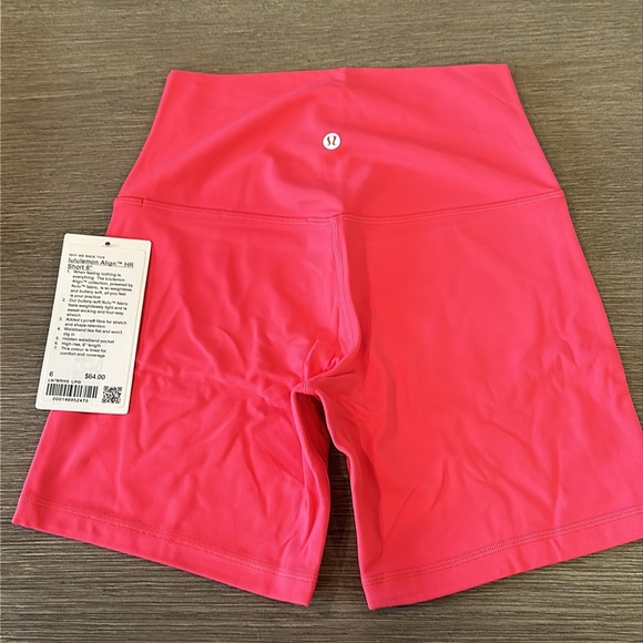 Lululemon Align High-Rise Short 6" Lip Gloss NWT SIZE 6 shorts 💄 - Picture 2 of 6